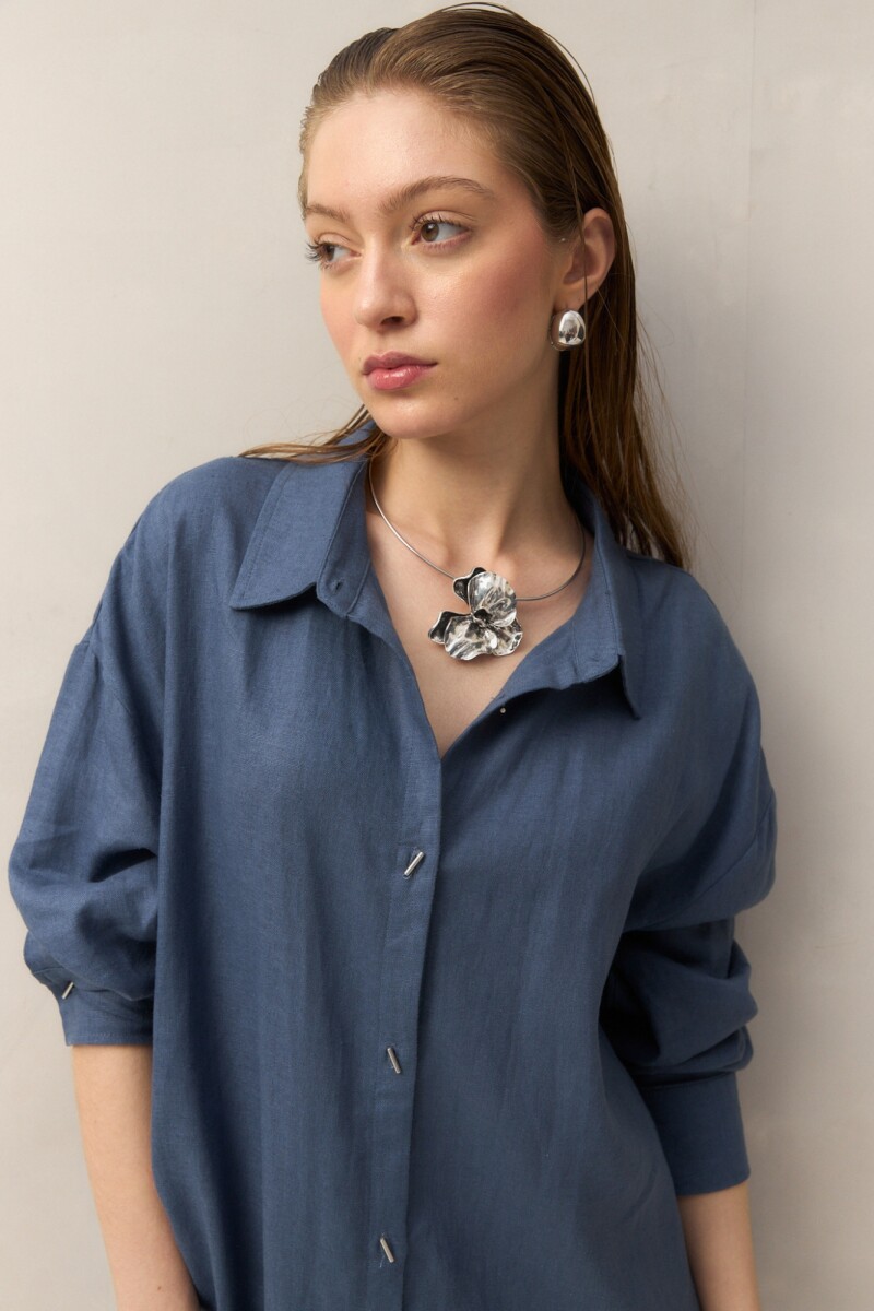 VESTIDO BASILE Indigo