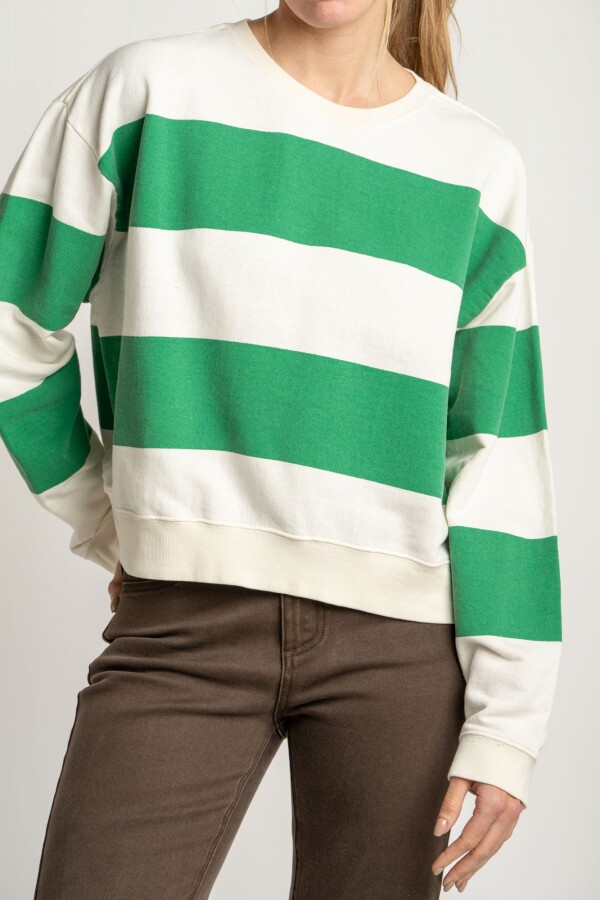 Sweater Rayado Verde