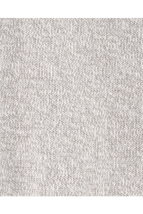 Buzo de algodón, gris jaspeado Sin color