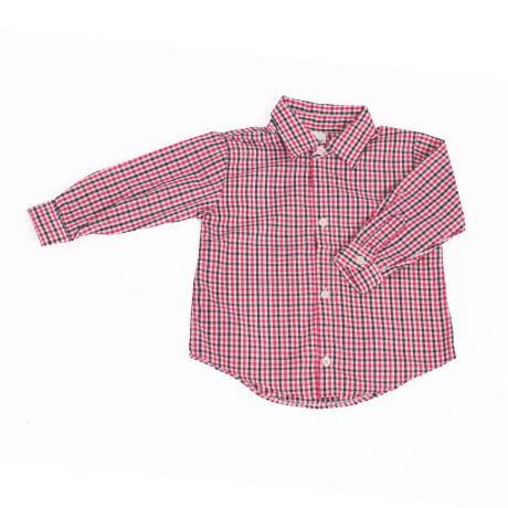 Camisa de Niño/a cuadrille roja