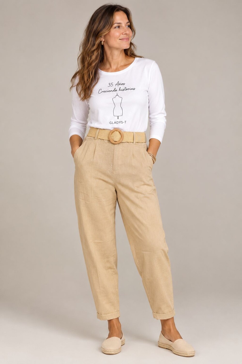 PANTALON FICUS Camel