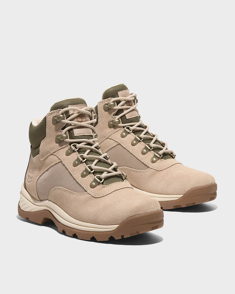 Botas White Ledge Mid Waterproof Mujer Light Beige Suede