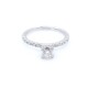 Anillo en oro 18k blanco y brillantes Anillo en oro 18k blanco y brillantes