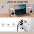 Parlantes Edifier 2.0 M60 66w Bluetooth BLANCO