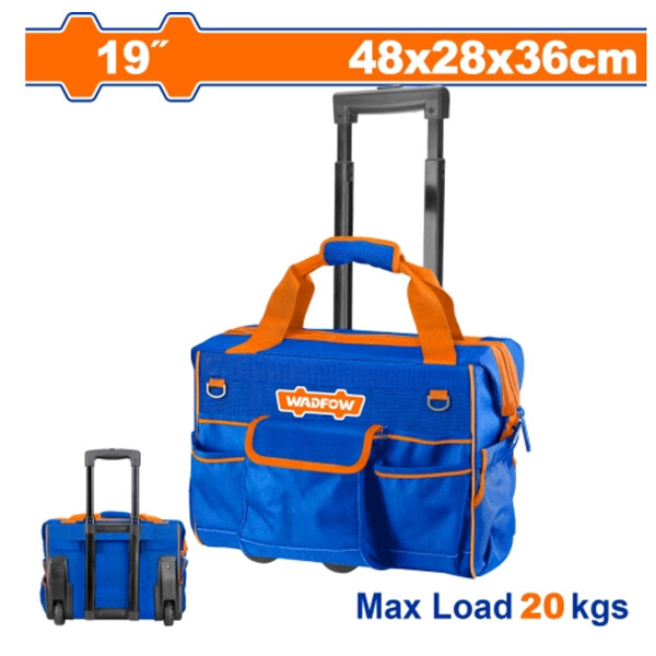 BOLSO PARA HERRAMIENTAS RÍGIDO CON RUEDAS 19´´ WADFOW WTGR102 BOLSO PARA HERRAMIENTAS RÍGIDO CON RUEDAS 19´´ WADFOW WTGR102