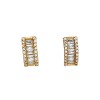Caravanas Princesa Zirconia y oro - Oro bajo - Zirconia - CA8133 conpiedra