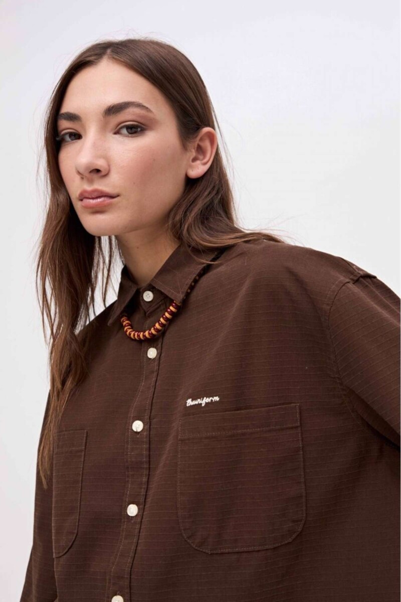 Sobrecamisa Dionne - Chocolate 