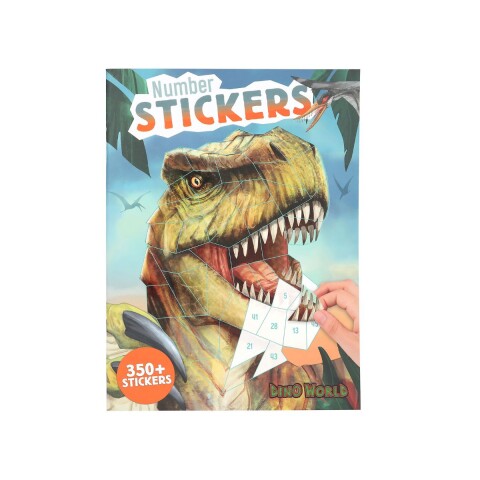 STICKTP Libro De Stickers Por Números Top Model - Dino
