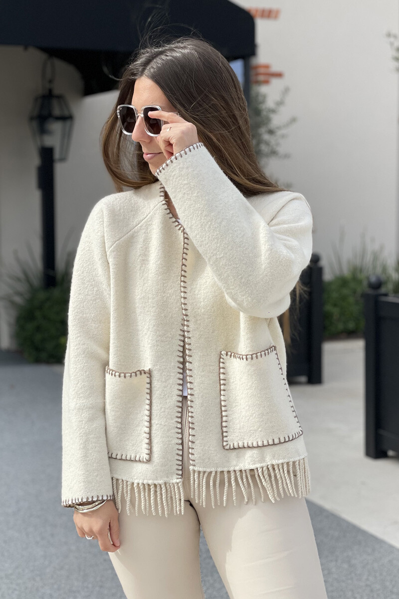 Chaqueta federica Natural