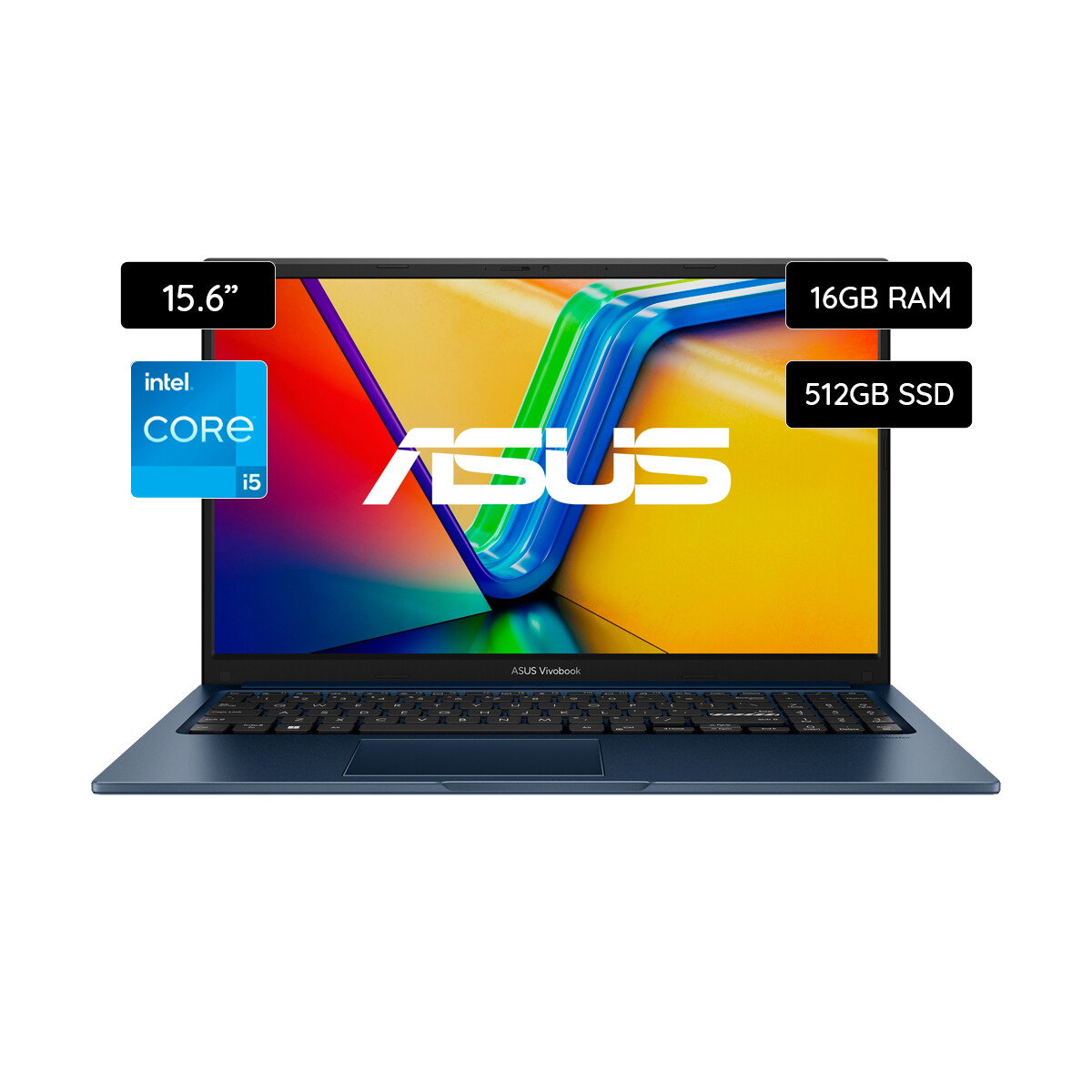 Notebook ASUS Vivobook 15 Intel Core i5-1235U X1504ZA-NJ1140X16G 15.6" 512GB SSD / 16GB RAM - Blue 