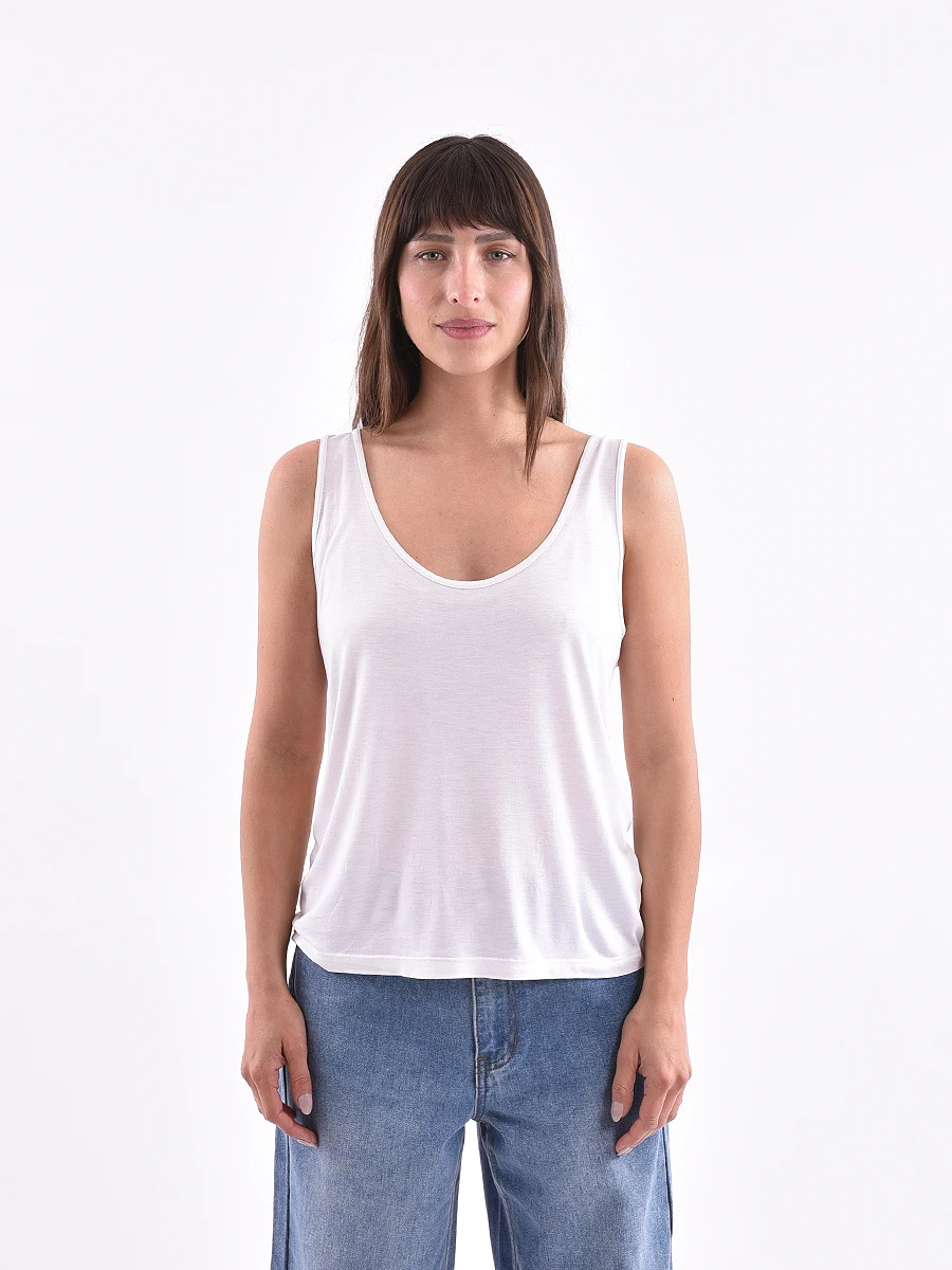 MUSCULOSA BÁSICA ELENA - BLANCO 