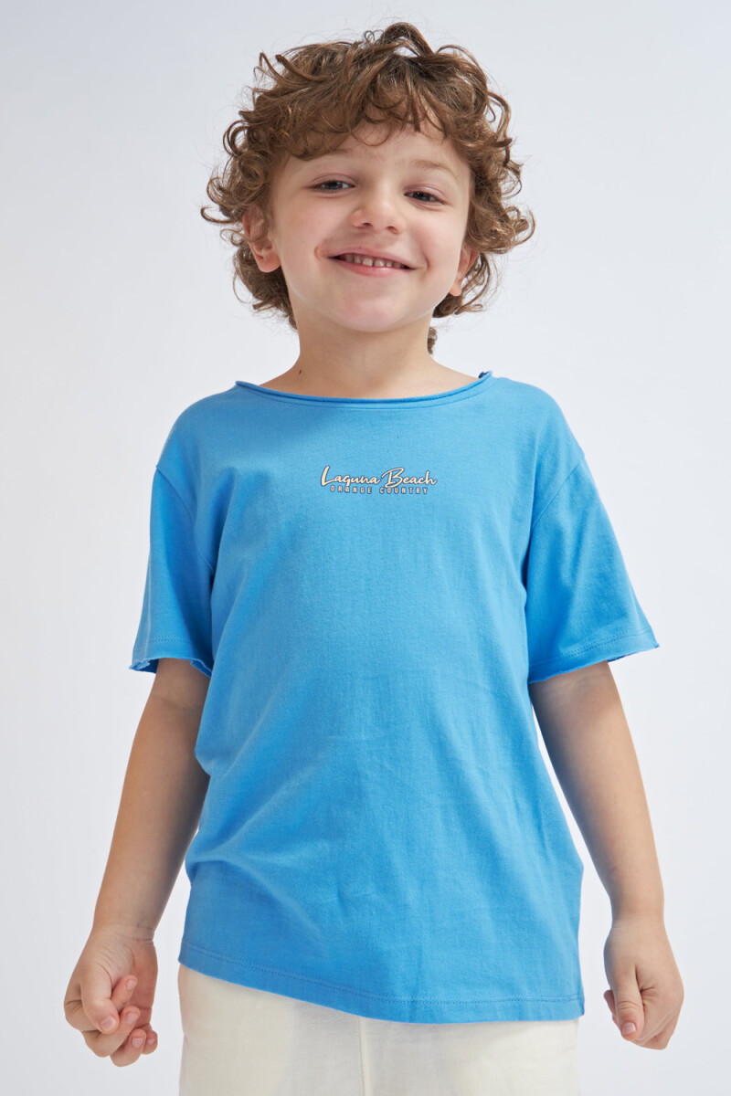 Camiseta manga corta - Laguna- Azul vibrante 