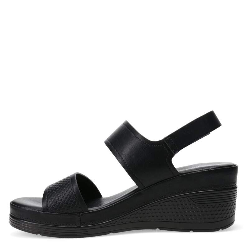 Sandalias de Mujer Lady Confort BORGER con plataforma Negro