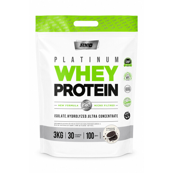 Platinum Whey Protein Cookies & Cream 3 kg Star Nutrition Platinum Whey Protein Cookies & Cream 3 kg Star Nutrition