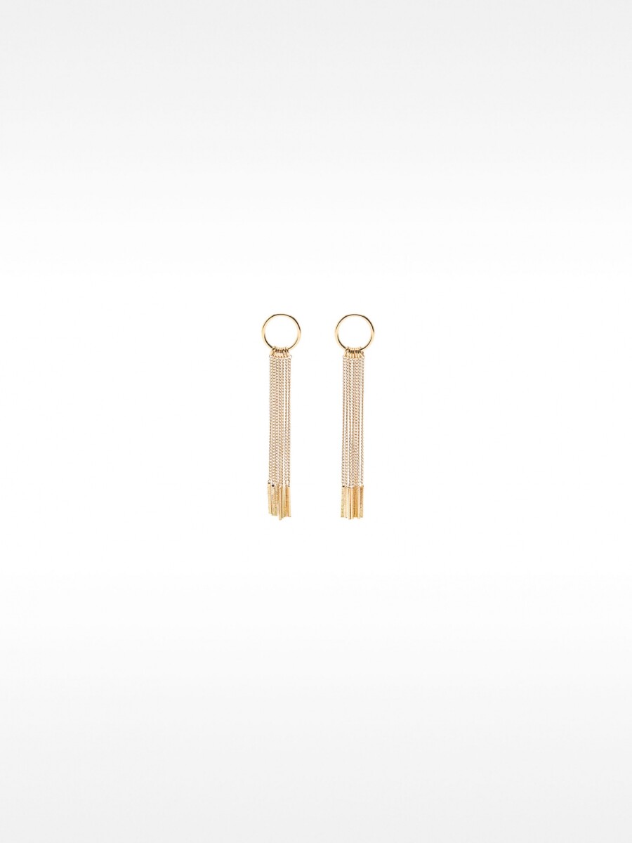 Pendientes Largos Cadenas dorado