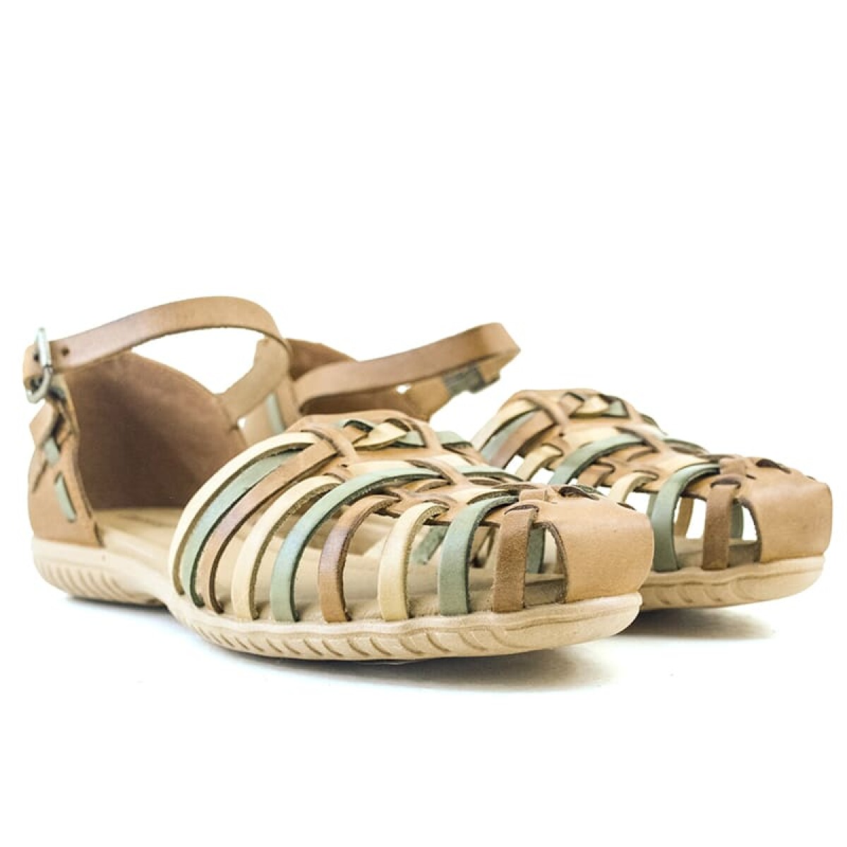 Sandalias Country Tiras de Mujer - 31401 - Ambar-multicolor 