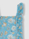 Bañador Estampado Flores Azul Claro