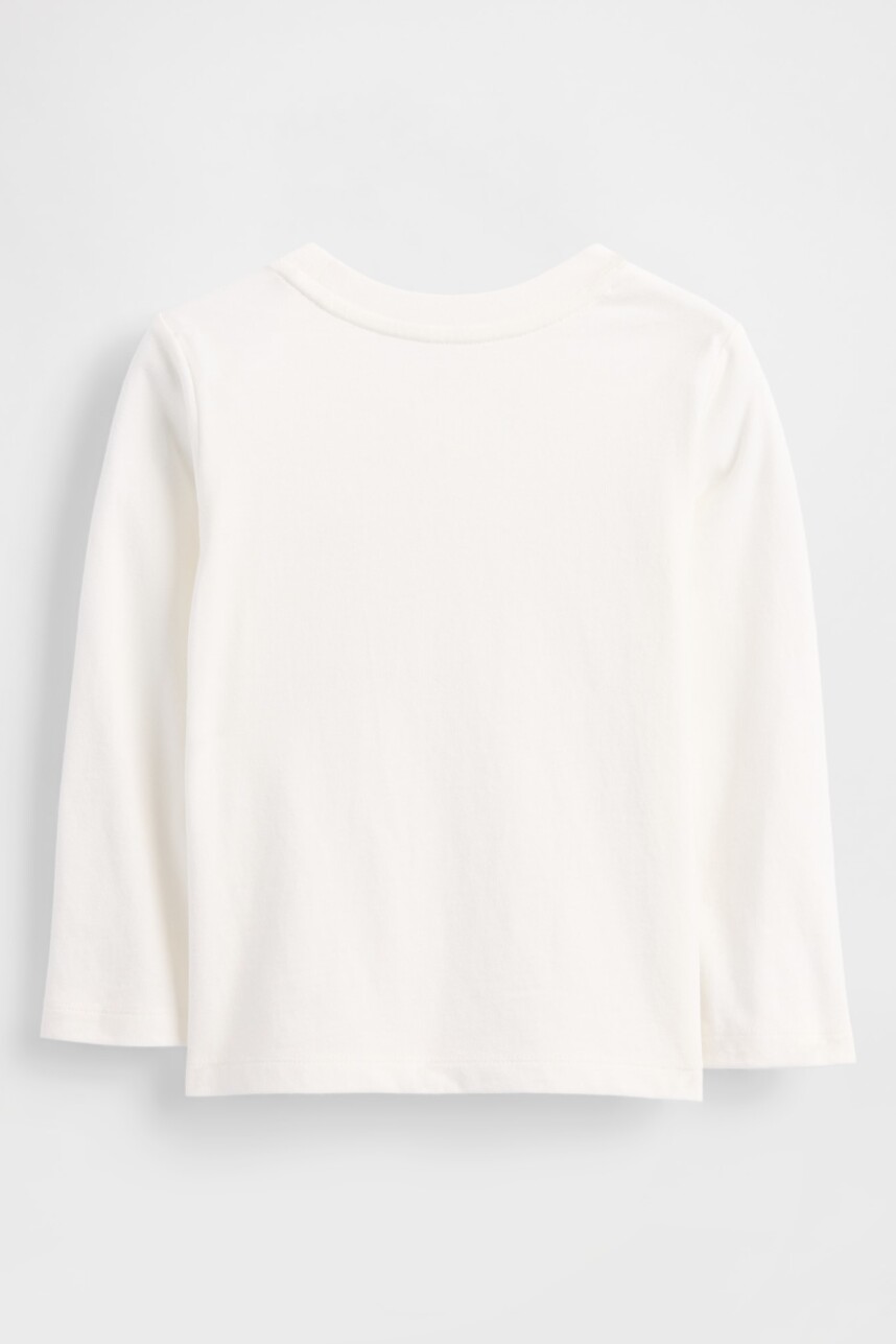 Remera Logo Gap Toddler Niño New Off White
