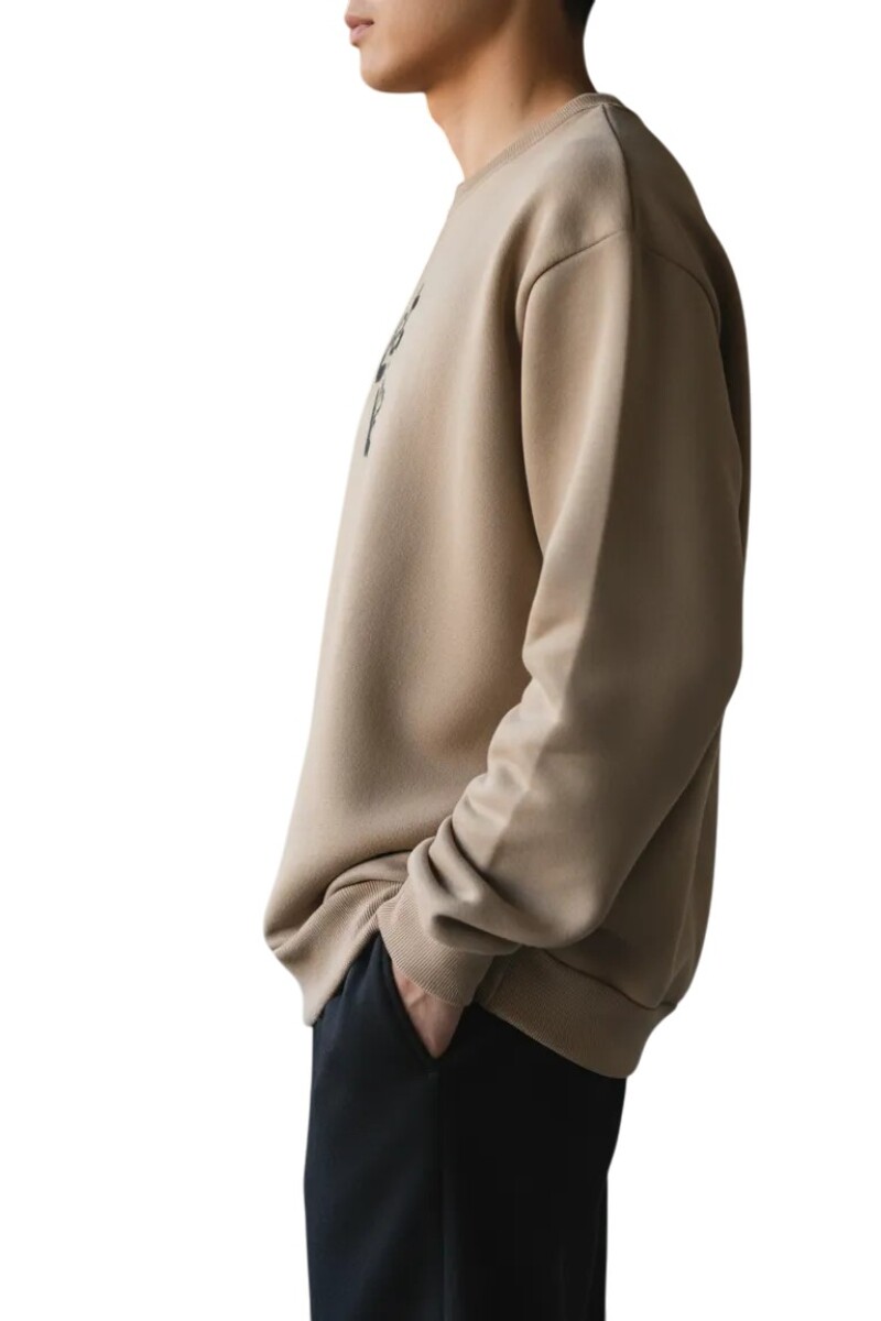 Buzo Felpa Guerrero Beige