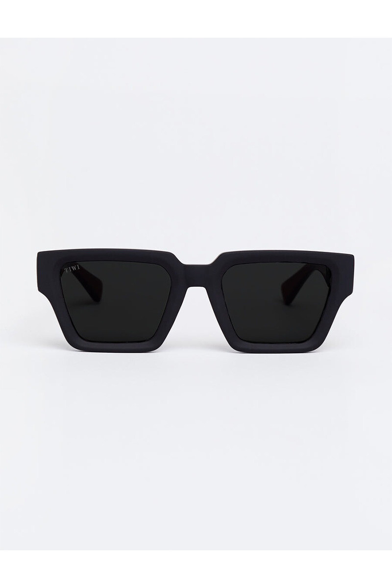 Lentes Tiwi Tokio - Rubber Black With Red Tips With Black Lenses (flat+ar) 