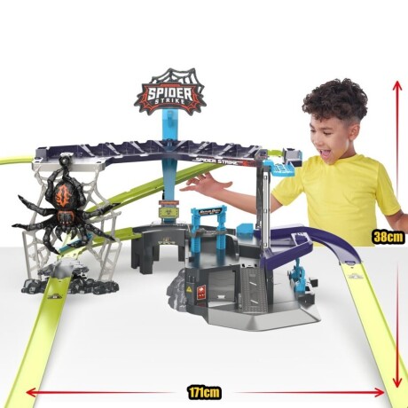Pista Metal Machines Spider Strike con Vehículo 001
