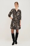 Vestido Cocktail Ikat Negro
