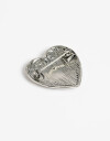 Prendedor Folk Prendedor Corazón Boho - Plateado Antique Silver