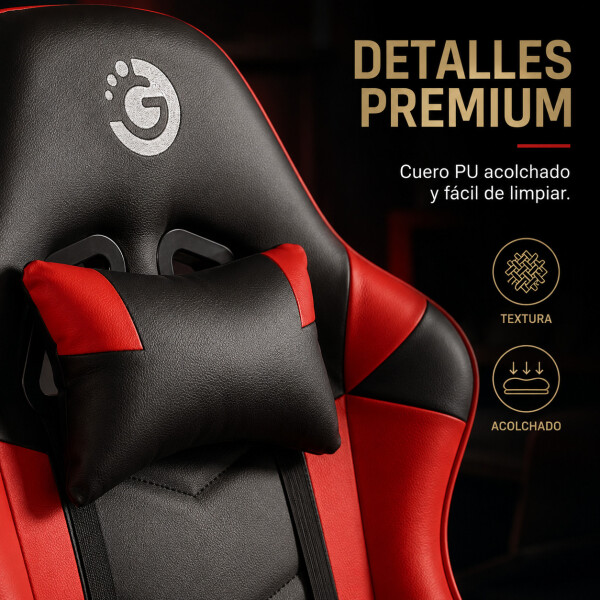 Silla Escritorio Gamer Ergonómica Reclinable Apoya Pies Goldtech Giratoria Silla Escritorio Gamer Ergonómica Reclinable Apoya Pies Goldtech Giratoria