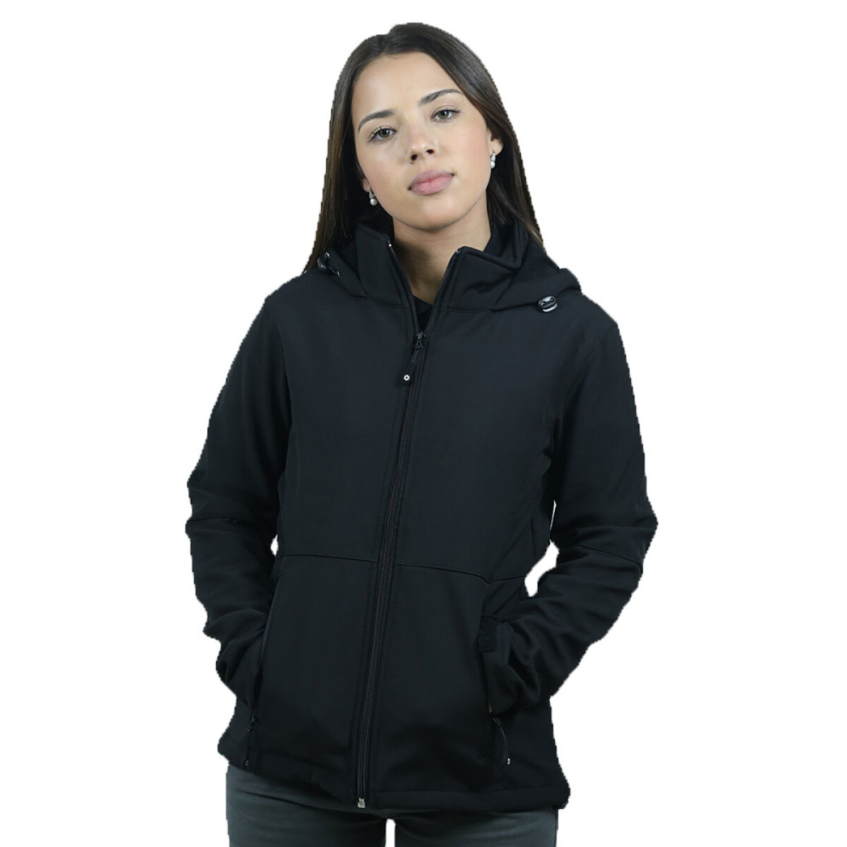 Campera Neopreno Dama - Negro 