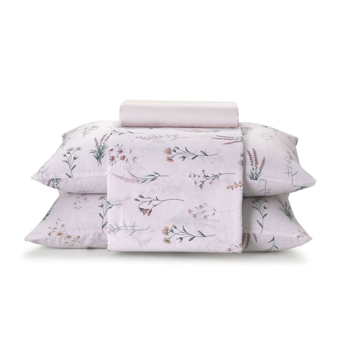 Juego Sábanas 2 Plazas Dohler 150 Hilos 100% Algodón - Violet 