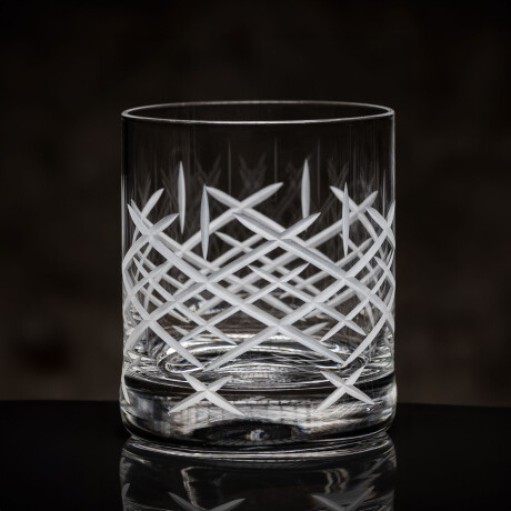 SET 6 VASOS WHISKY CRISTAL TRANSPARENTE NEW YORK 320ML
