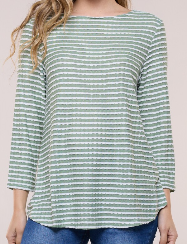 Blusa Marinera Manga 3/4 VERDE