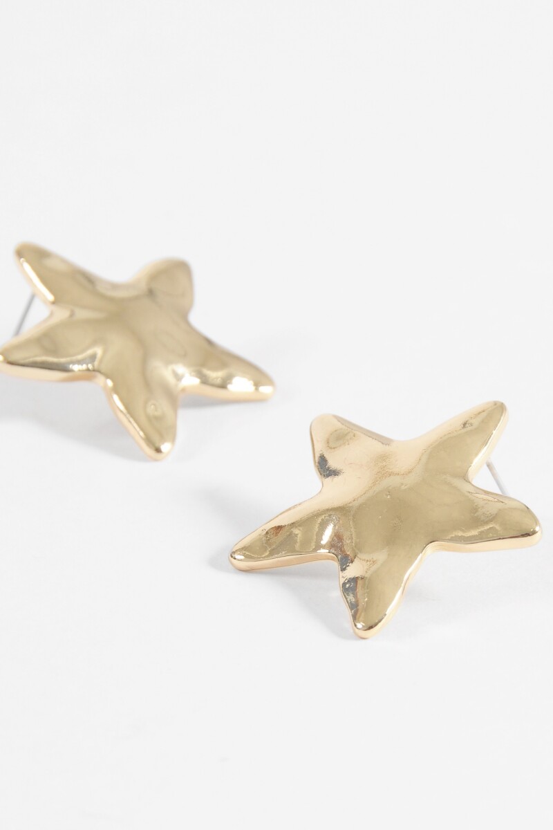 Caravanas star dorado