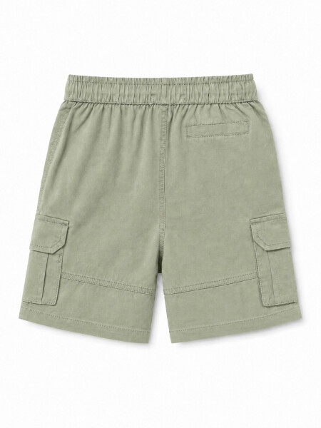 SHORT RAFAEL VERDE GRISACEO