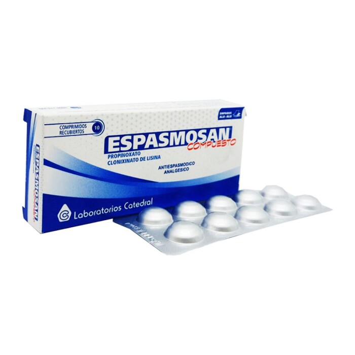 ESPASMOSAN COMPTO. CJ X 10 COMPRIMIDOS única