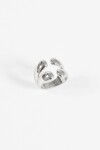 Anillo bold plateado