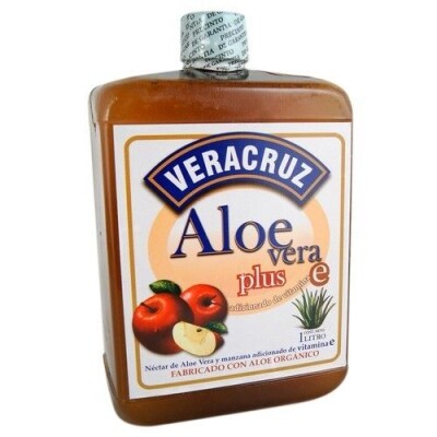 Aloe Vera Manzana Veracruz 1L Aloe Vera Cruz Manzana 1lt