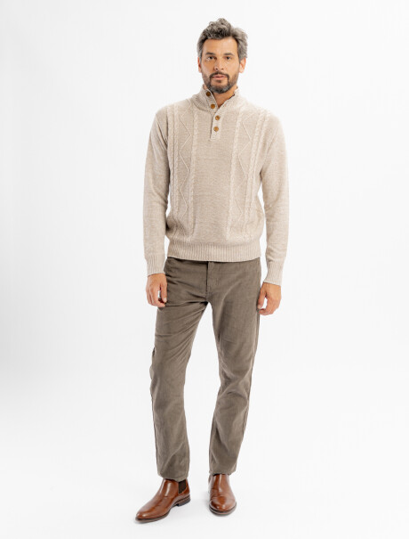Pantalon pana gris
