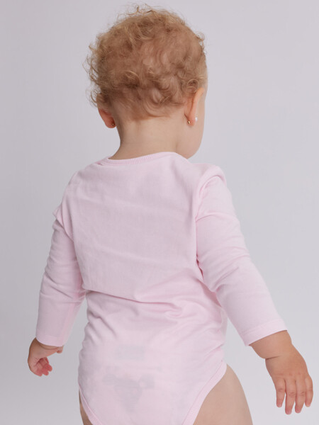 Body estampa Love Rosa