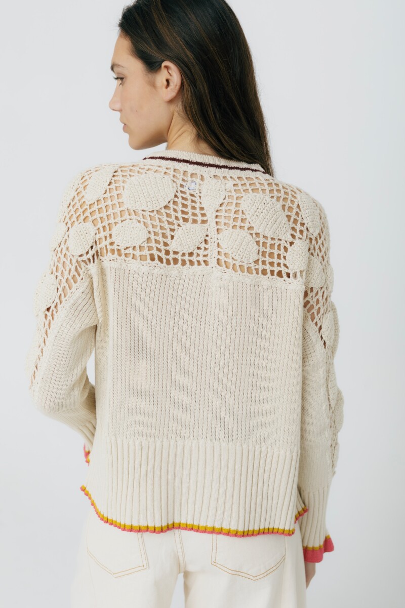 CARDIGAN CUTE COTTON Crudo