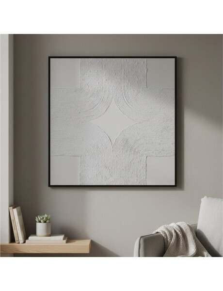 CUADRO CANVAS 80x80cm MARCO PINTURA FORMAS 1 CUADRO CANVAS 80x80cm MARCO PINTURA FORMAS 1