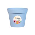 MACETA REDONDA "RISCHIOTO" FLORATTA N°40 30 LT CELESTE