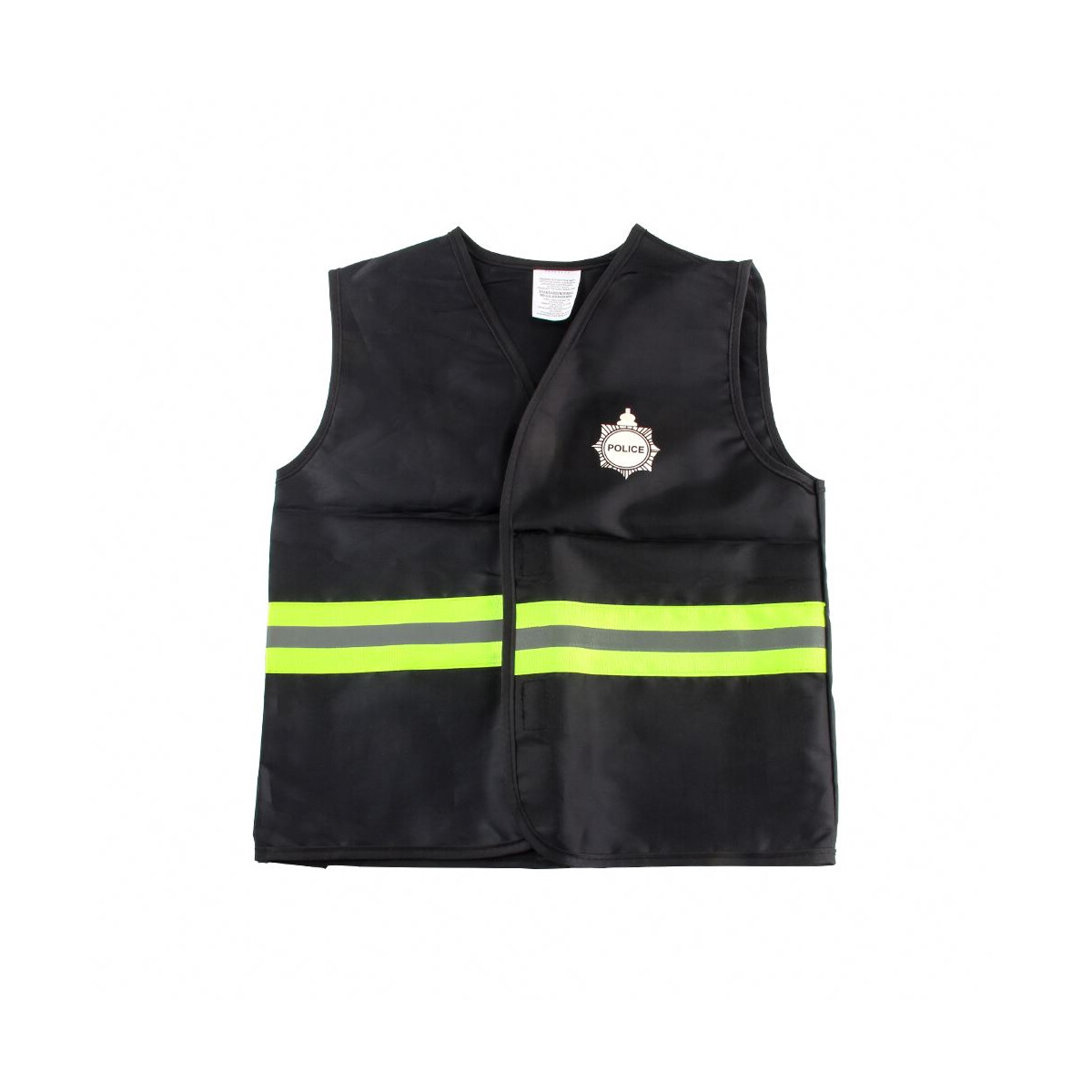 Disfraz de policia con chaleco reflectivo 