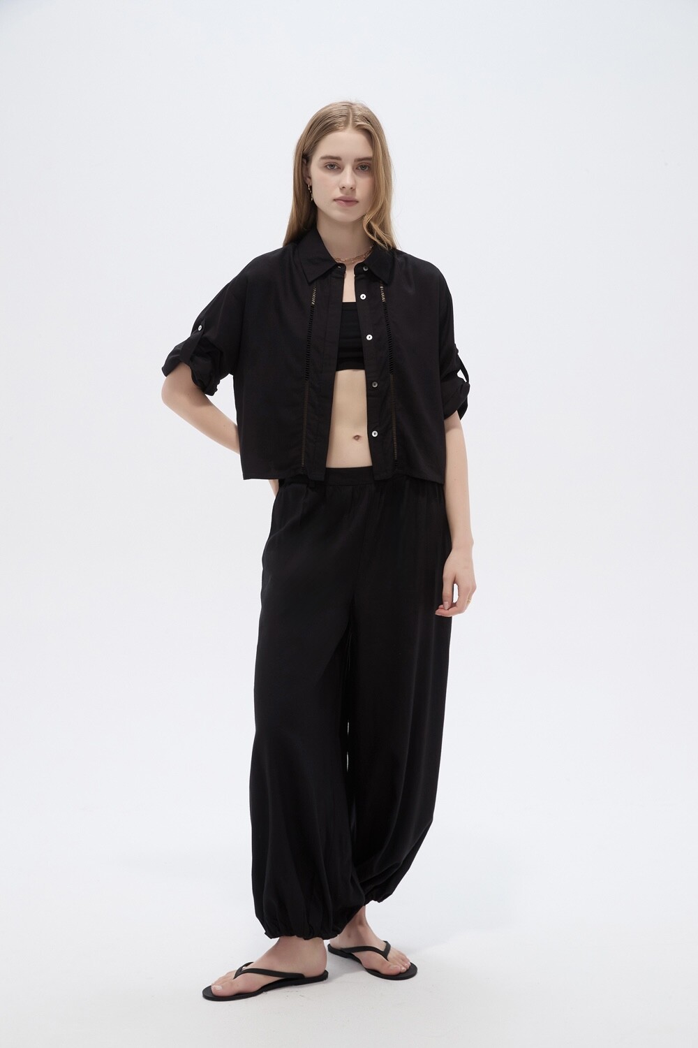 Camisa Rola Negro