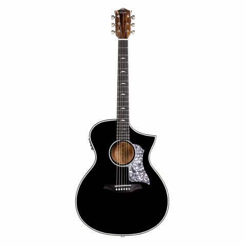 Guitarra folk Bromo BAN4CE black cutaway c/funda semi rigida Guitarra folk Bromo BAN4CE black cutaway c/funda semi rigida