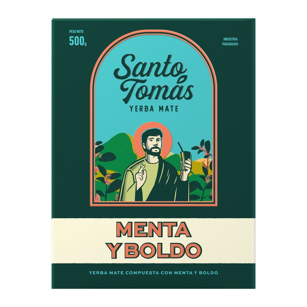 YERBA MATE SANTO TOMAS MENTA Y BOLDO CJ única
