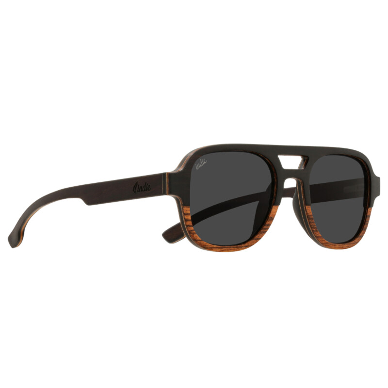Lentes Indie Nashville Ébano y Zebra - Gris Lentes Indie Nashville Ébano y Zebra - Gris