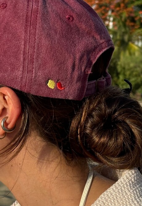 Cap Milo SS26 Washed Bordeaux