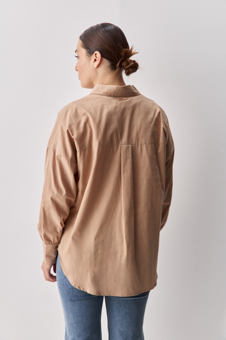 CAMISA ALEKSEI Tostado