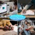 Lampara Portátil Escritorio Articulada Led Morsa Arquitecto Variante Color Blanco